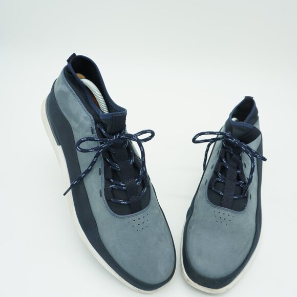 Wolf & Shepherd Crossover Mid Sneakers Mens Blue Nubuck Suede‎ 14 main image 8